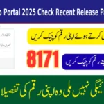 8171 Web Portal 2025 Check Recent Release Payment Using CNIC Know Full Details Step By Step