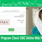8171 Ehsaas Program Check CNIC Online Web Portal Guide